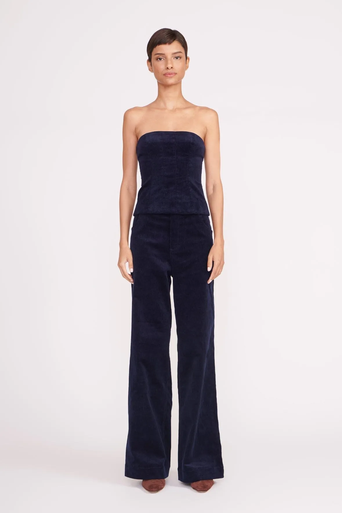 GRAYSON PANT | NAVY sold by STAUD product image thumbnail 4