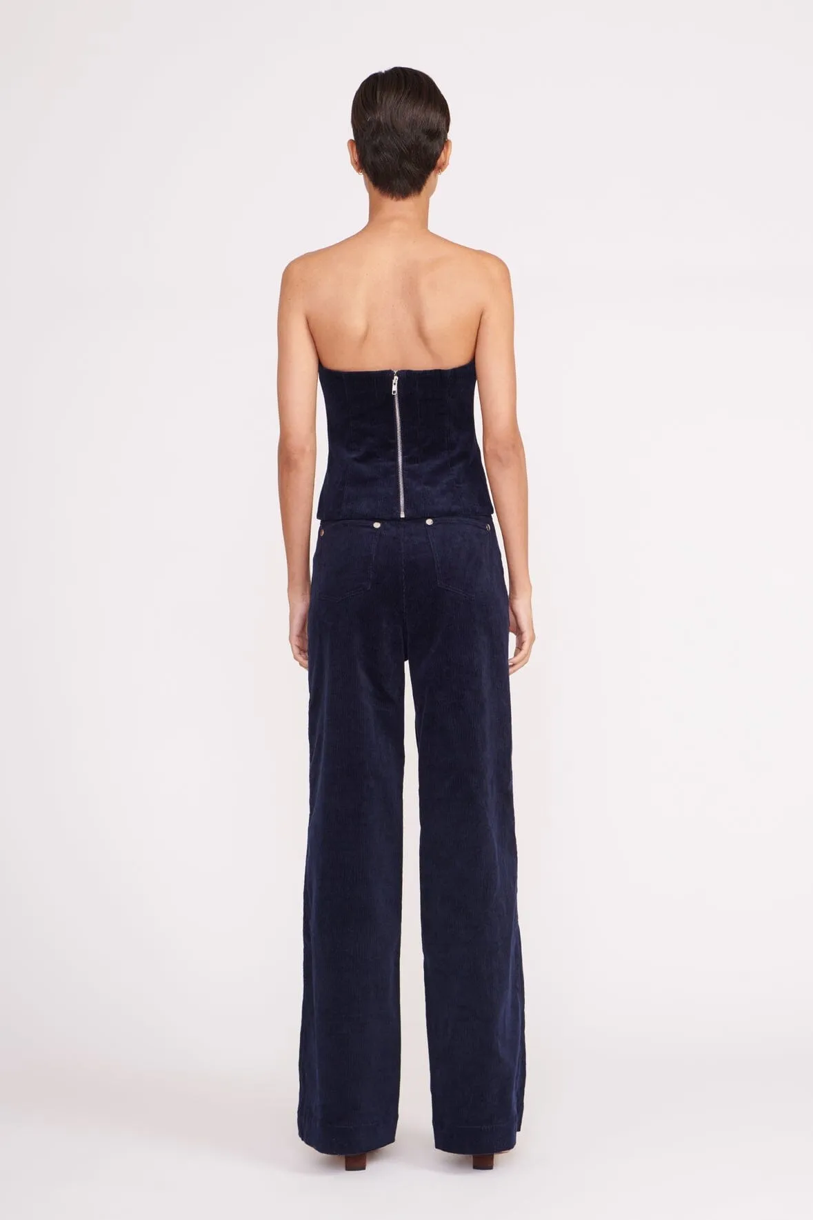 GRAYSON PANT | NAVY sold by STAUD product image thumbnail 3
