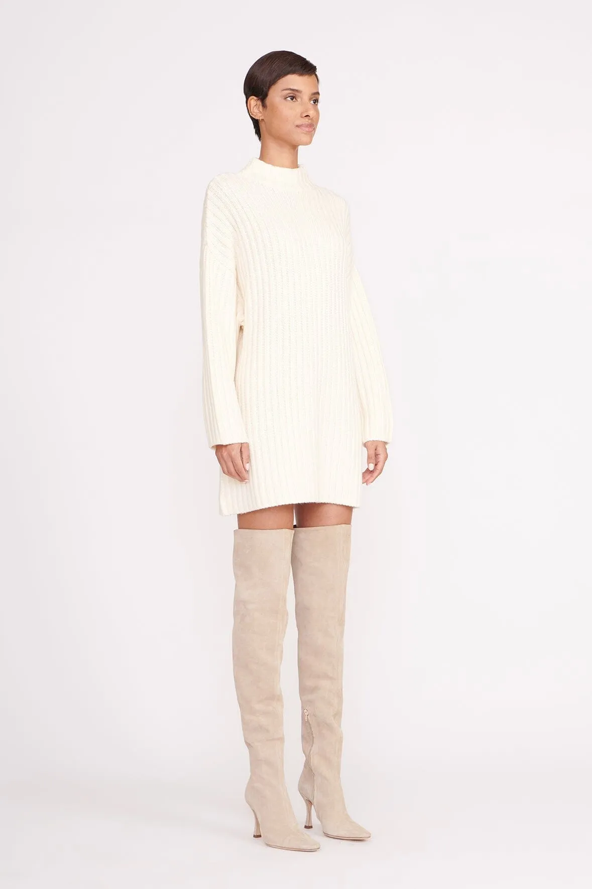 LINEAR SWEATER | IVORY sold by STAUD product image thumbnail 5