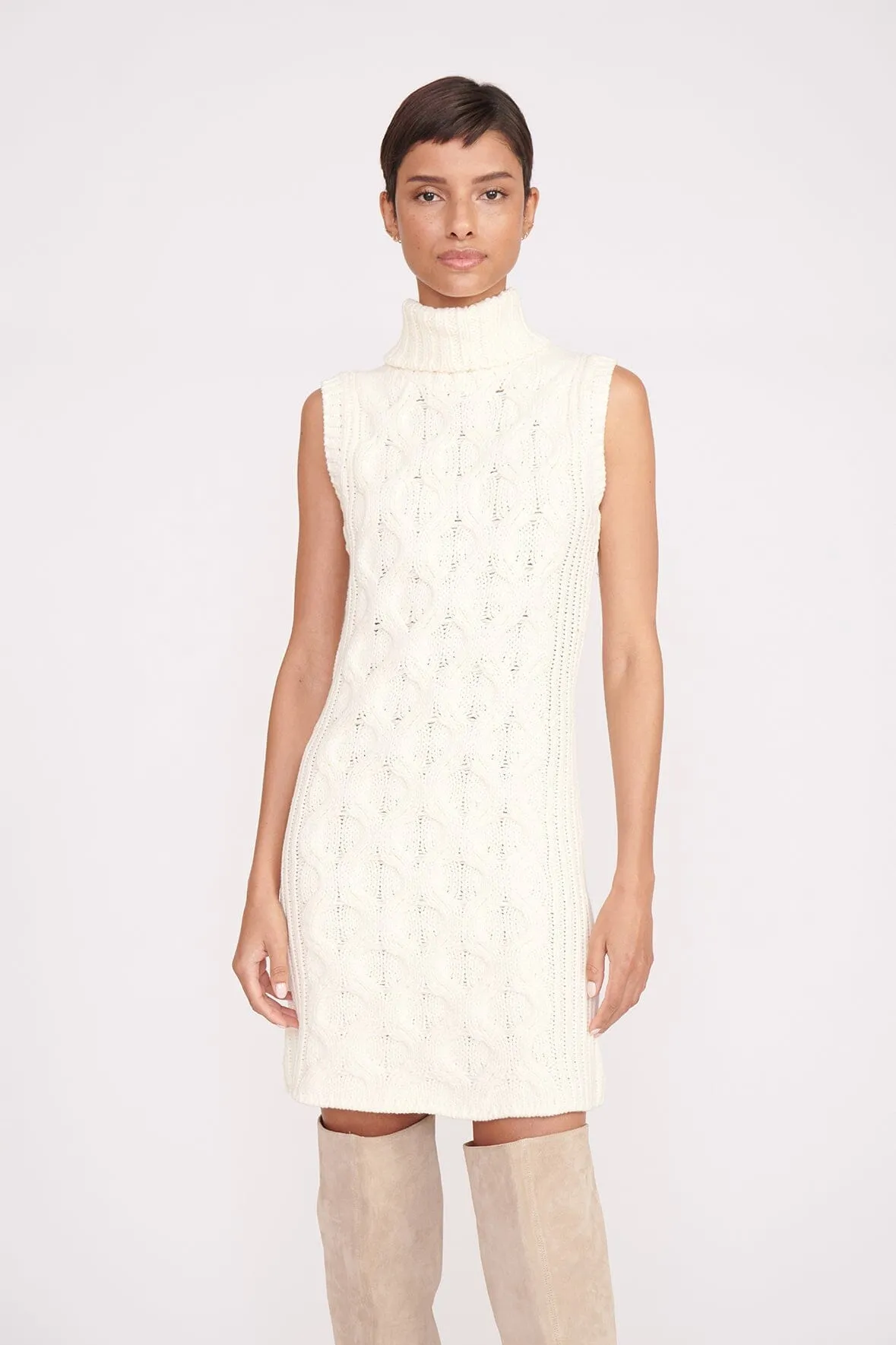 MOD DRESS | IVORY sold by STAUD product image thumbnail 5