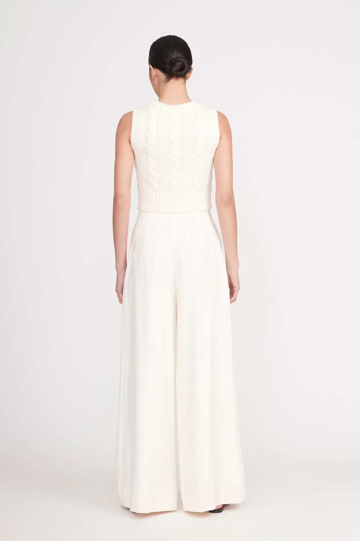 PINGO SWEATER | IVORY sold by STAUD product image thumbnail 4