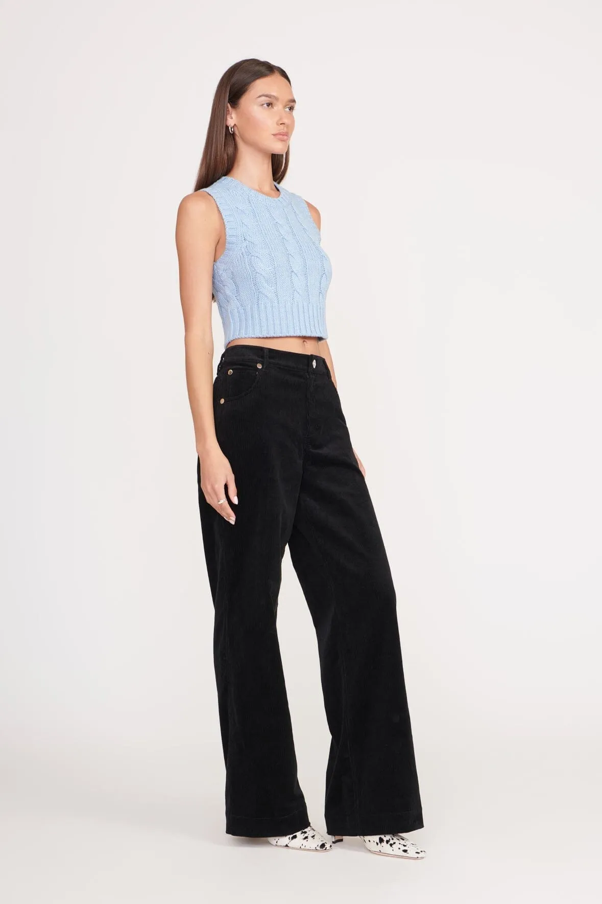 PINGO SWEATER | FRENCH BLUE sold by STAUD product image thumbnail 2