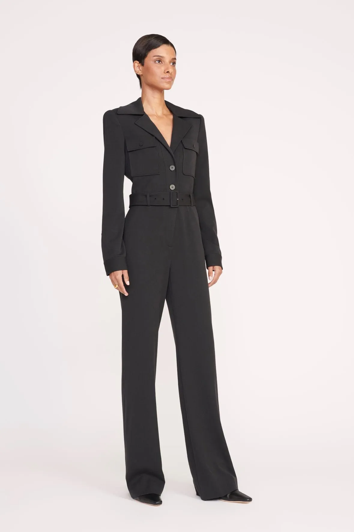 RAMBLE JUMPSUIT | BLACK sold by STAUD product image thumbnail 2