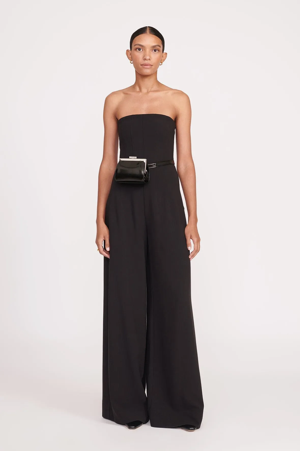 LENNON CONVERTIBLE BAG | BLACK POLISHED sold by STAUD product image thumbnail 2