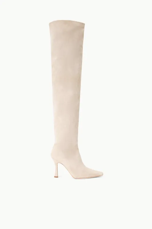 CAMI OVER THE KNEE BOOT | MINK SUEDE sold by STAUD