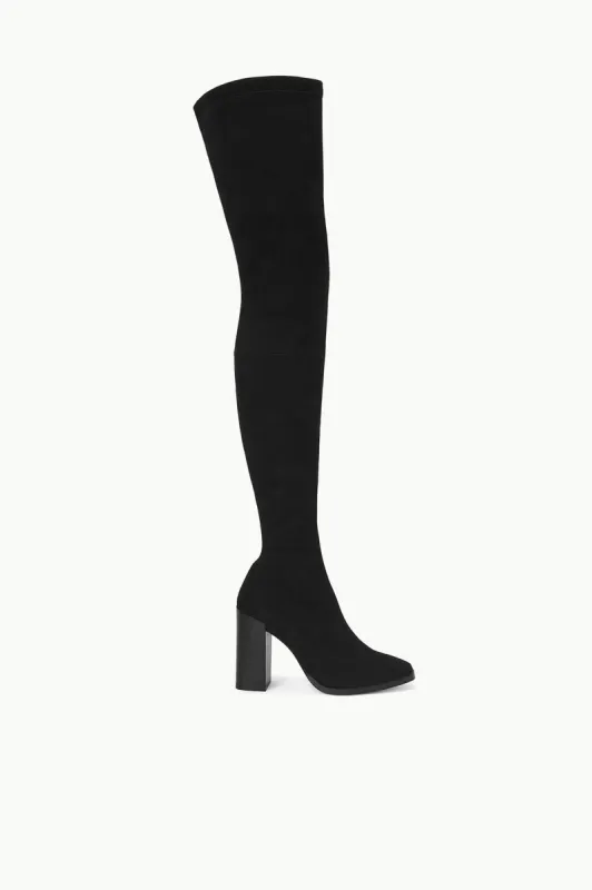 PAZ OVER THE KNEE BOOT | BLACK sold by STAUD