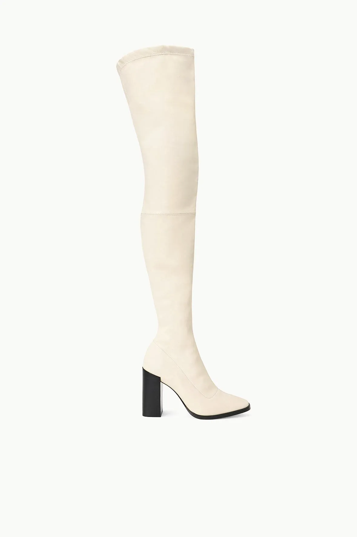 PAZ OVER THE KNEE BOOT | CREAM sold by STAUD