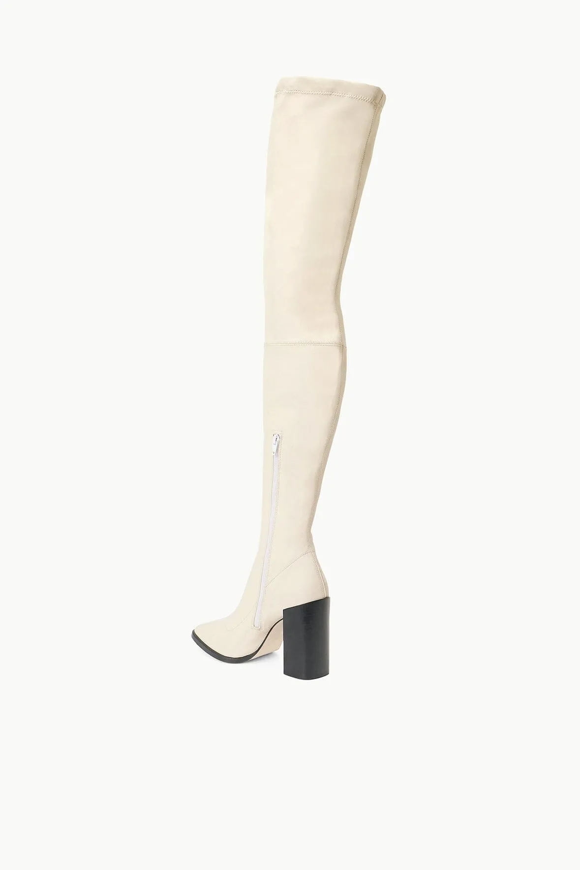 PAZ OVER THE KNEE BOOT | CREAM sold by STAUD product image thumbnail 4