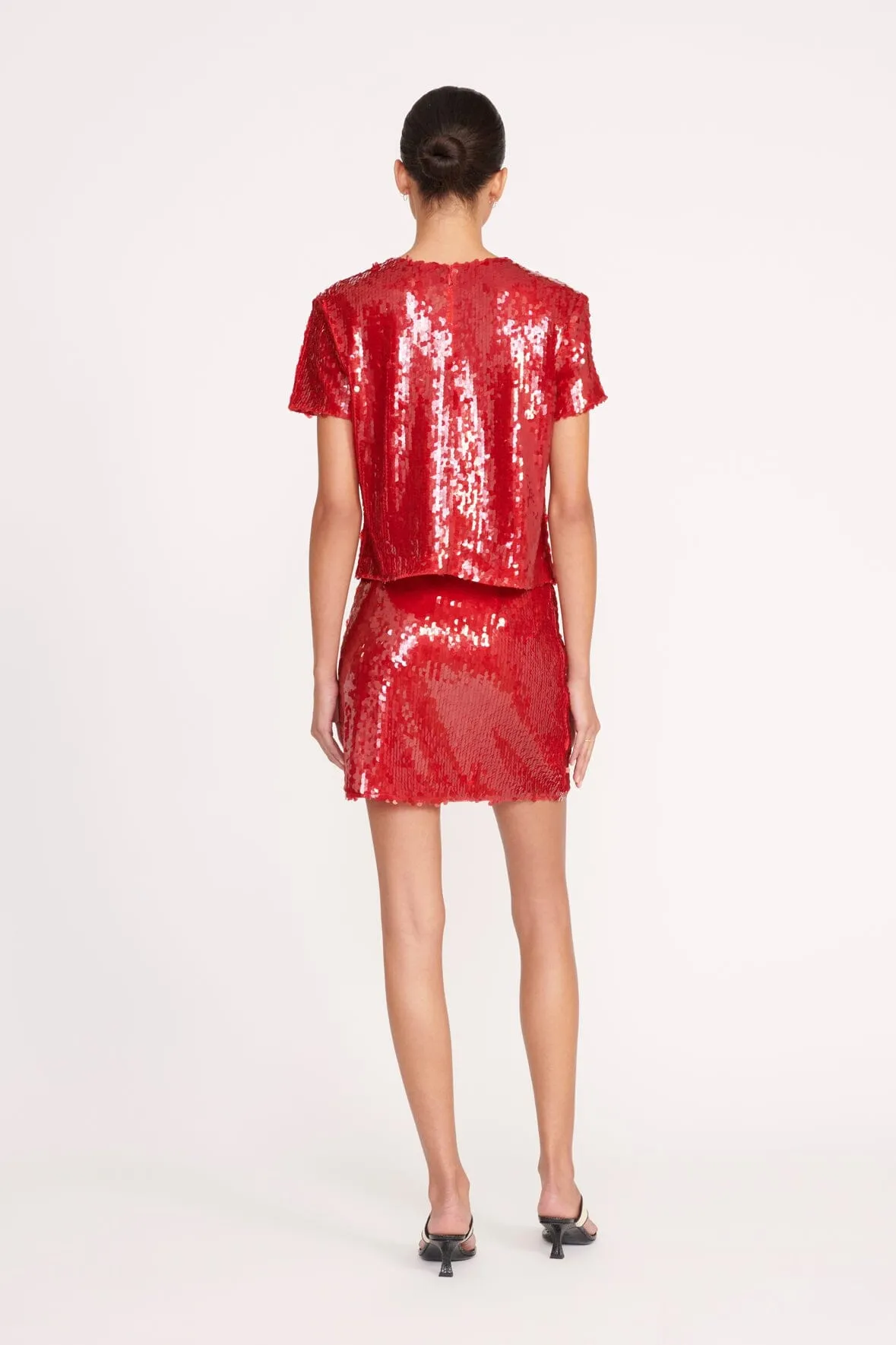 QUINCY TOP | POINSETTIA sold by STAUD product image thumbnail 4