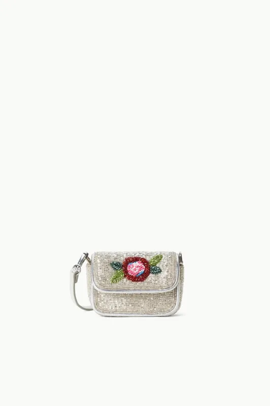 TINY TOMMY BEADED CROSSBODY | DIAMOND ROSE sold by STAUD