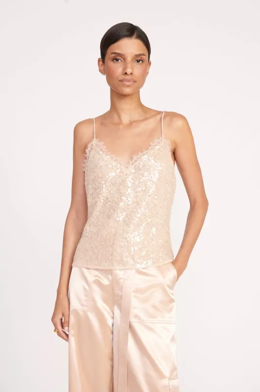 KEZIA TOP | BEIGE sold by STAUD