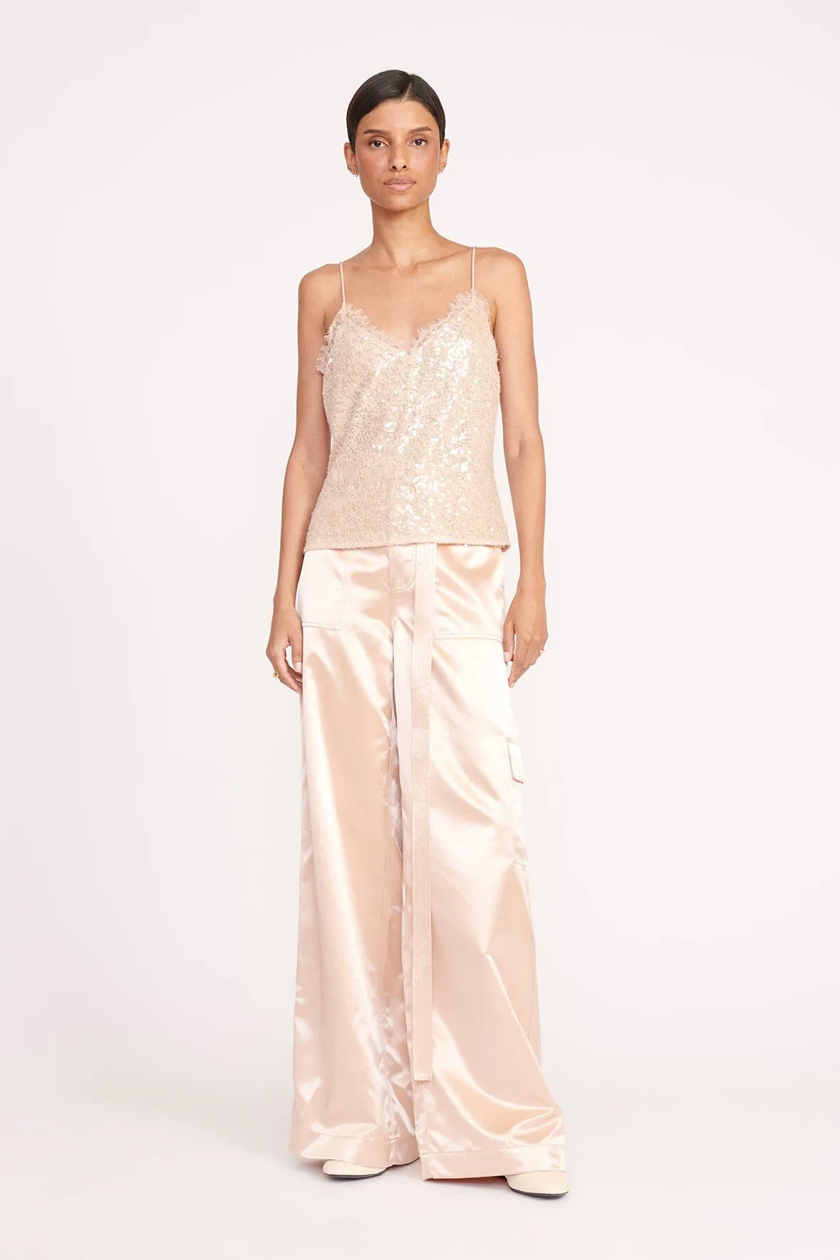 KEZIA TOP | BEIGE sold by STAUD product image thumbnail 2