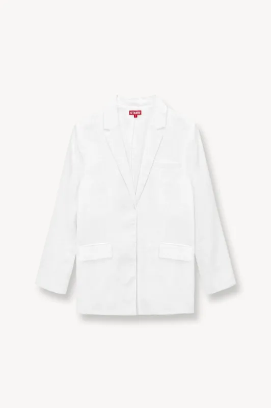 MAXWELL BLAZER | WHITE sold by STAUD