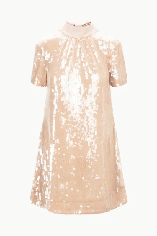 MINI ILANA DRESS | BEIGE sold by STAUD