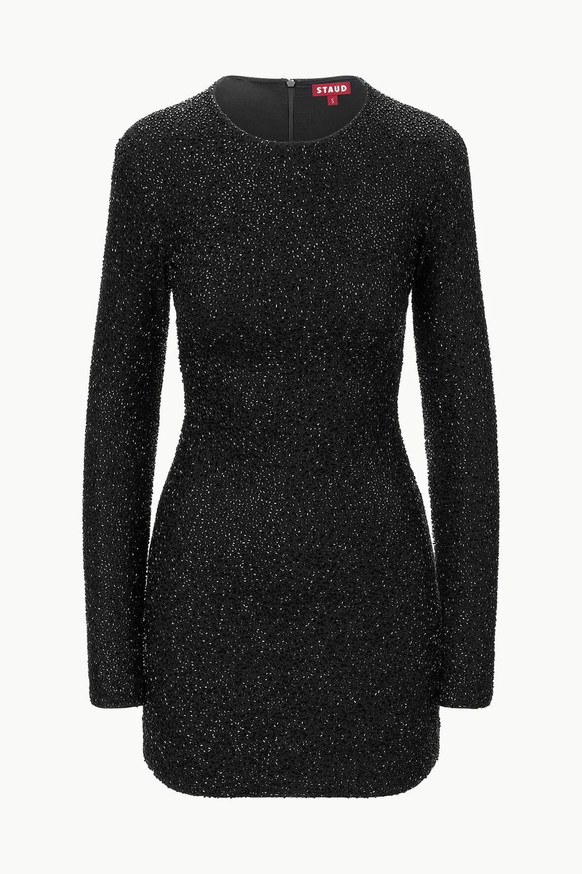 PARADISE BEADED DRESS | BLACK sold by STAUD product image thumbnail 5