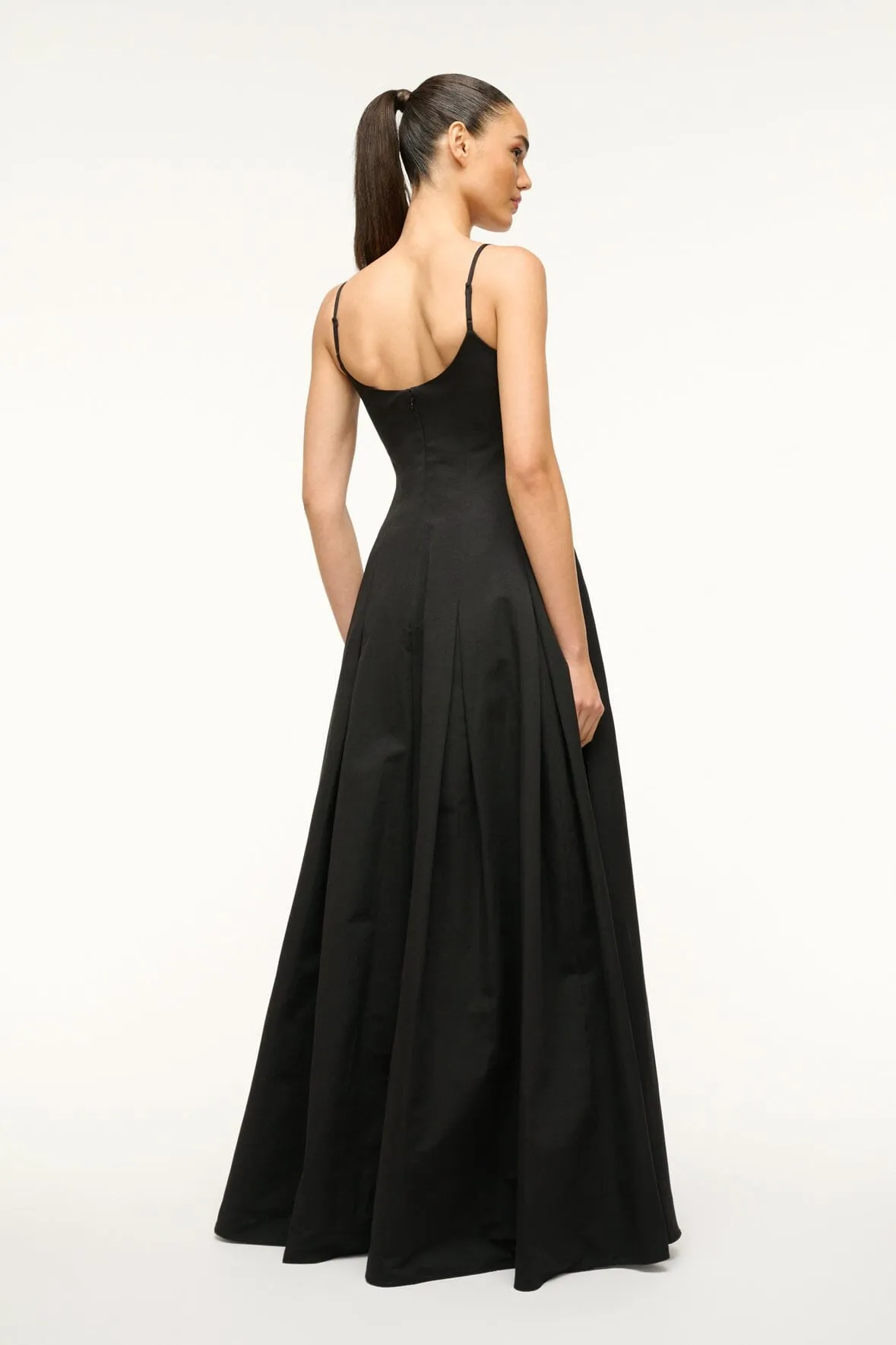 JOY MAXI DRESS | BLACK sold by STAUD product image thumbnail 4