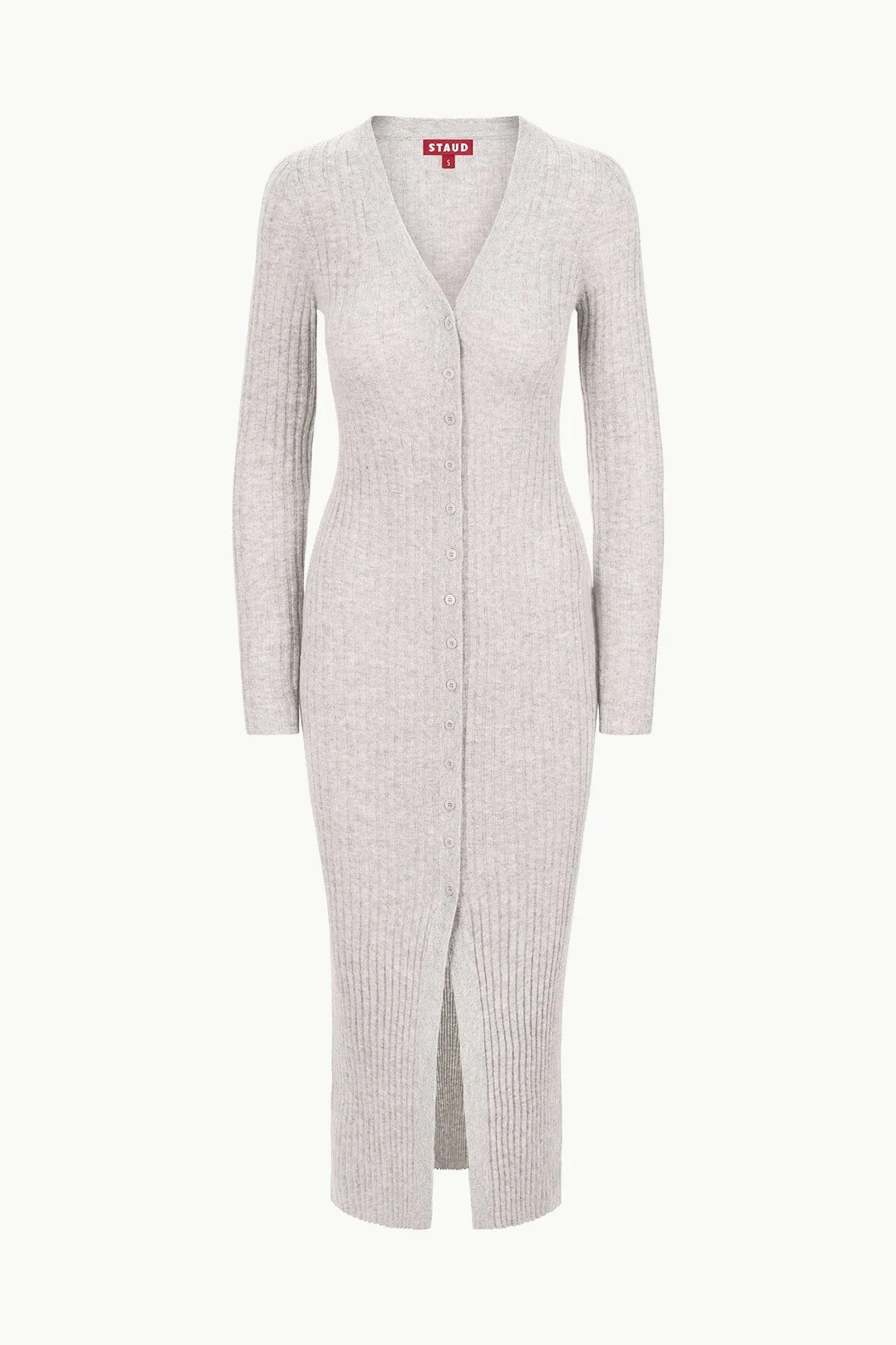 SHOKO CASHMERE SWEATER | HEATHER GREY sold by STAUD product image thumbnail 5