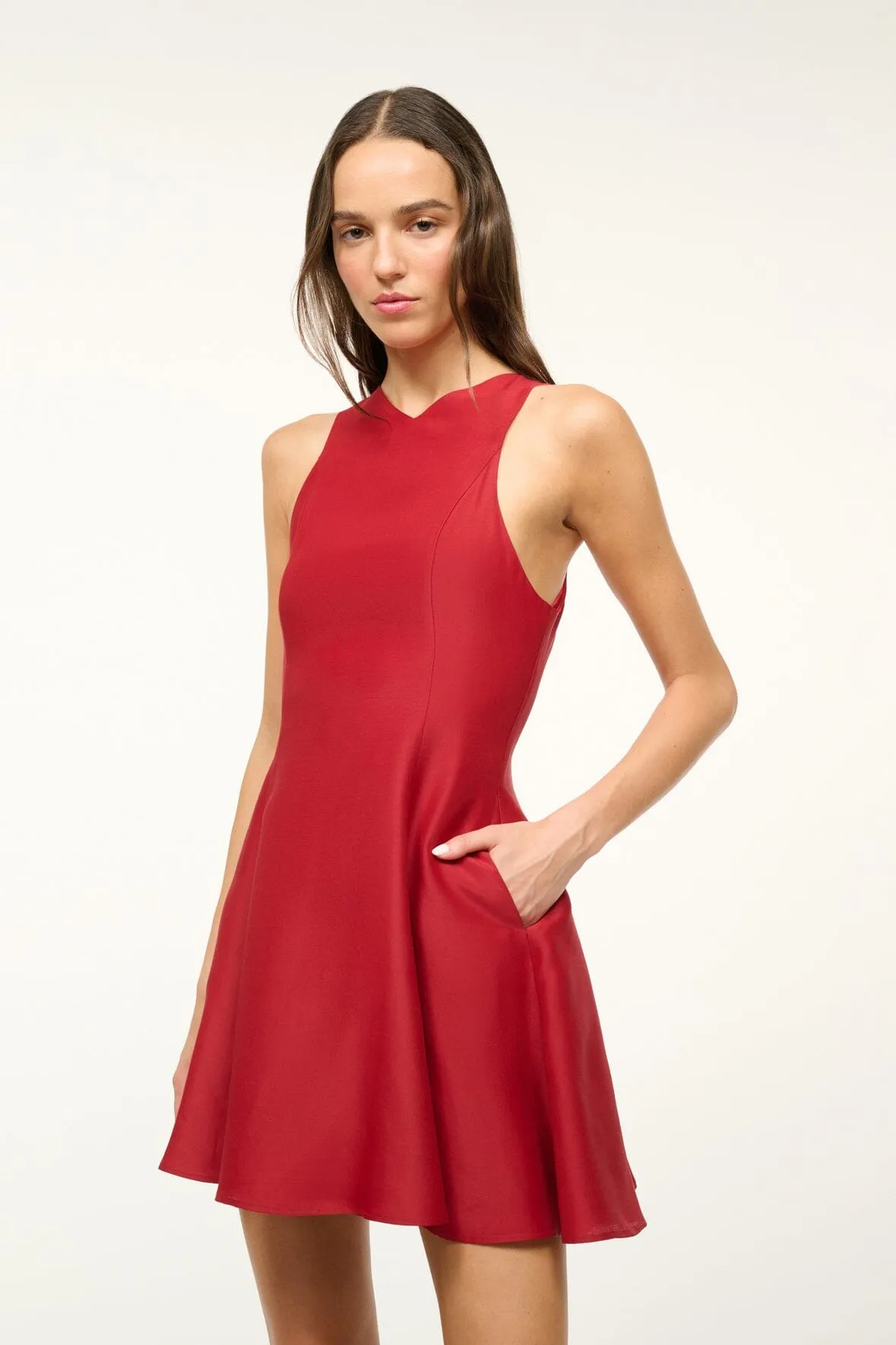 MINI HEIKE DRESS | ROUGE sold by STAUD product image thumbnail 2