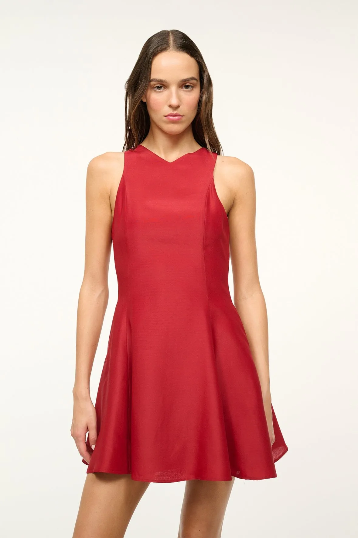 MINI HEIKE DRESS | ROUGE sold by STAUD product image thumbnail 5