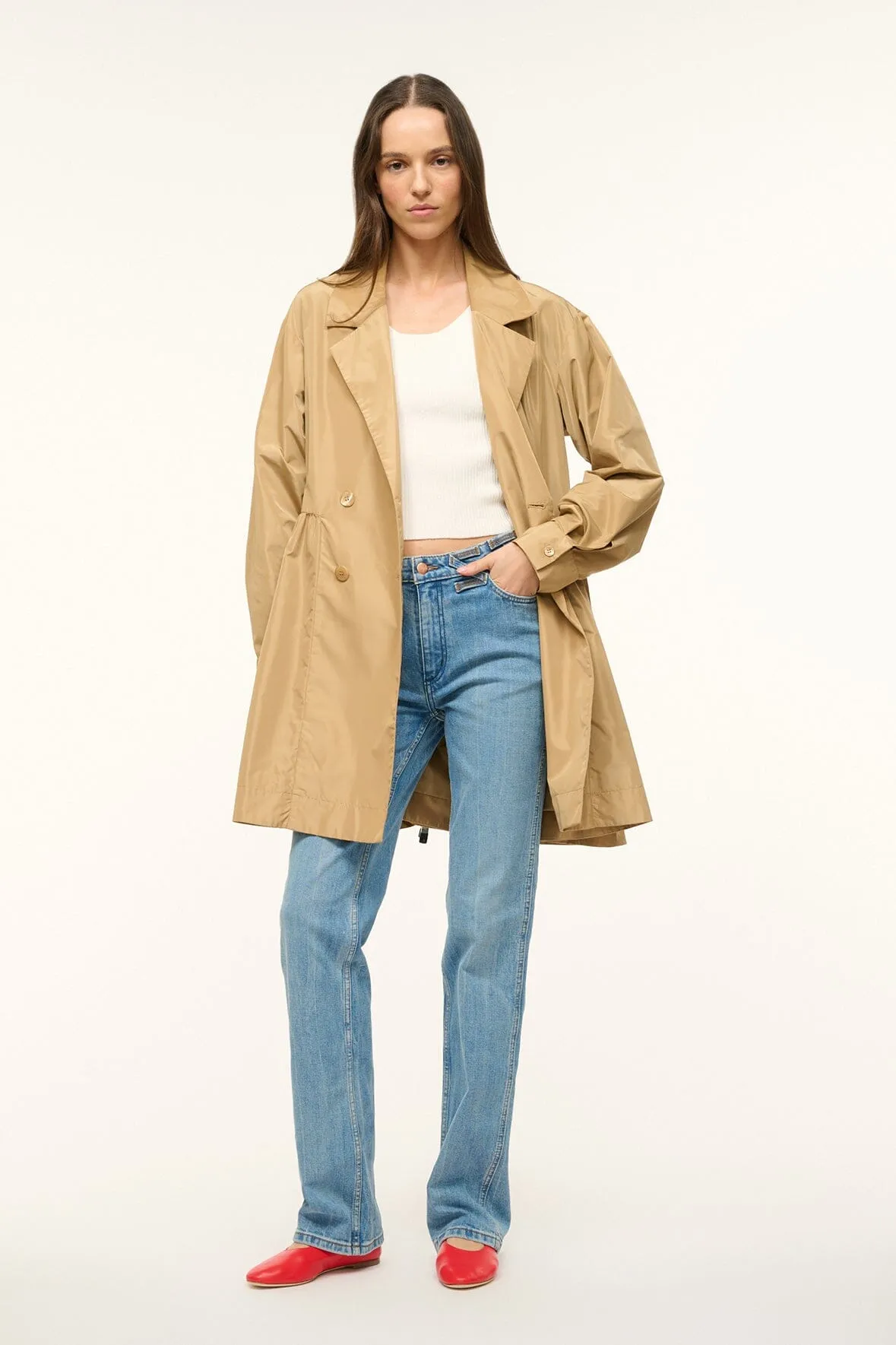 RINA TRENCH | FAWN sold by STAUD product image thumbnail 3