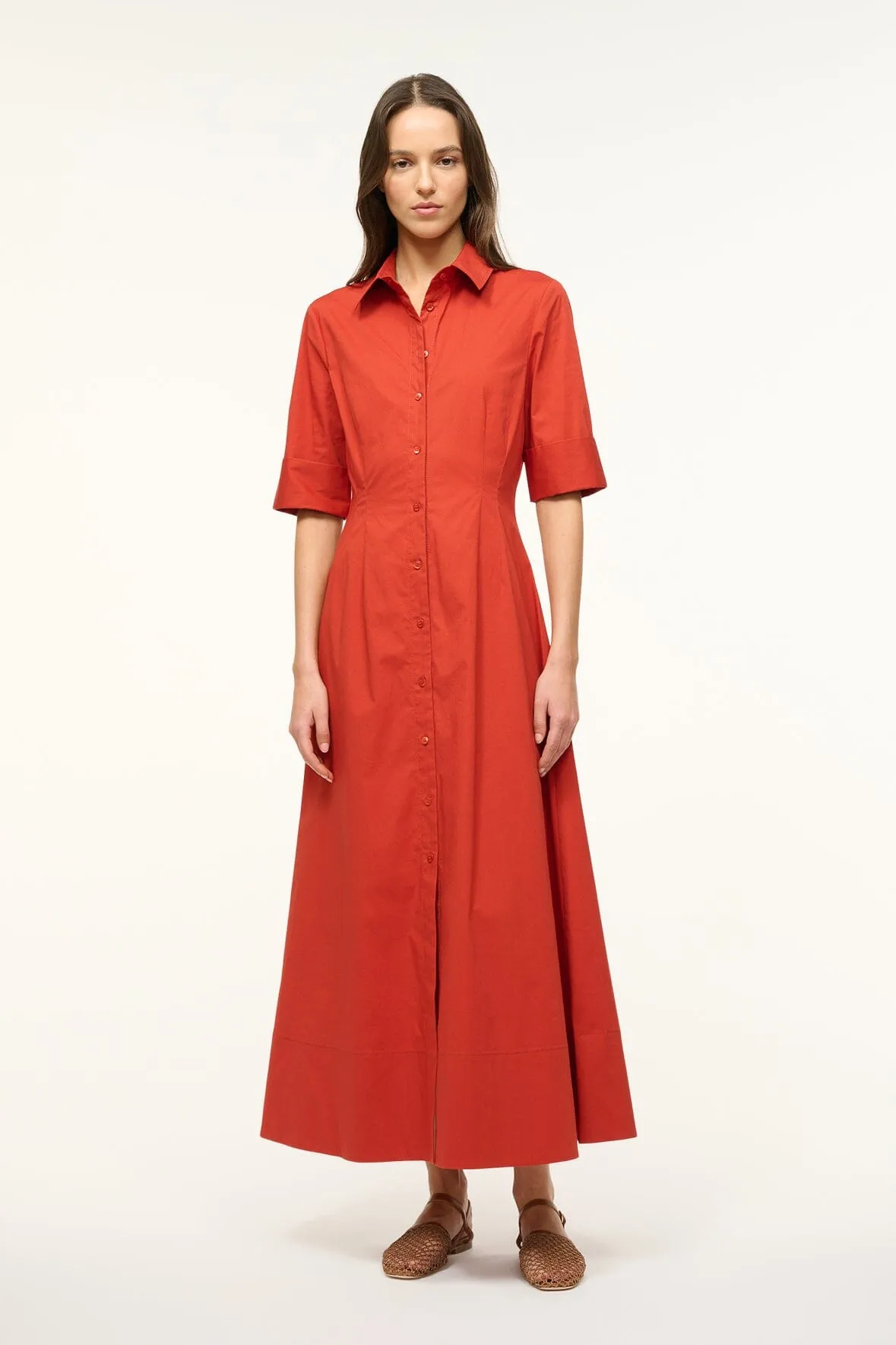 JOAN MAXI DRESS | RUST sold by STAUD