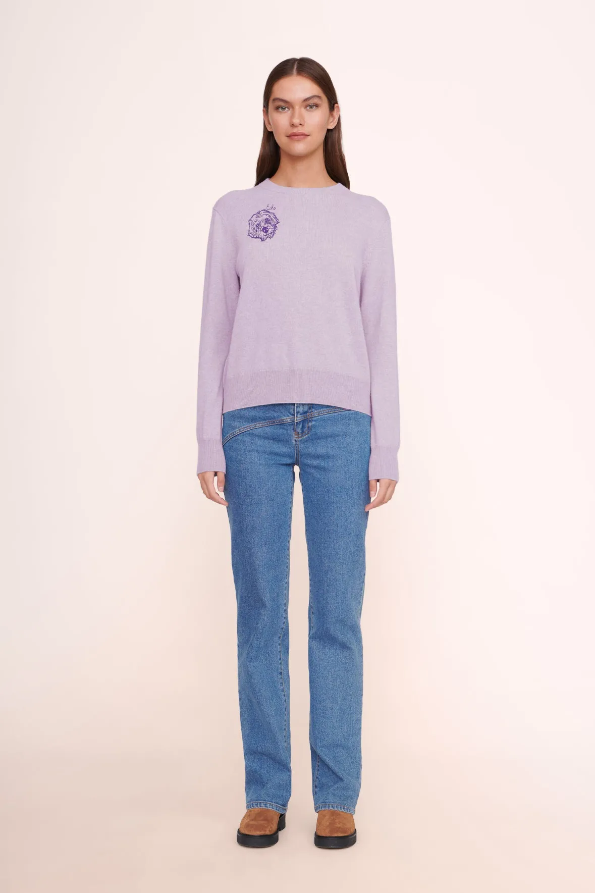 CUSTOM STAUD x C.BONZ CASHMERE SWEATER | LAVENDER sold by STAUD product image thumbnail 3