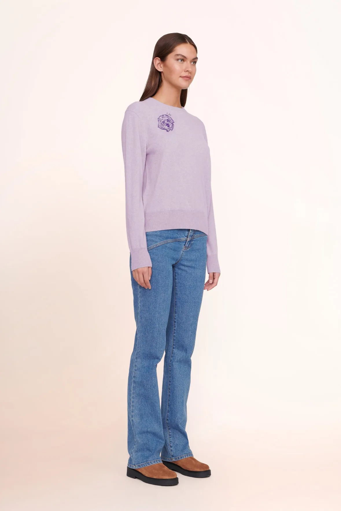 CUSTOM STAUD x C.BONZ CASHMERE SWEATER | LAVENDER sold by STAUD product image thumbnail 4