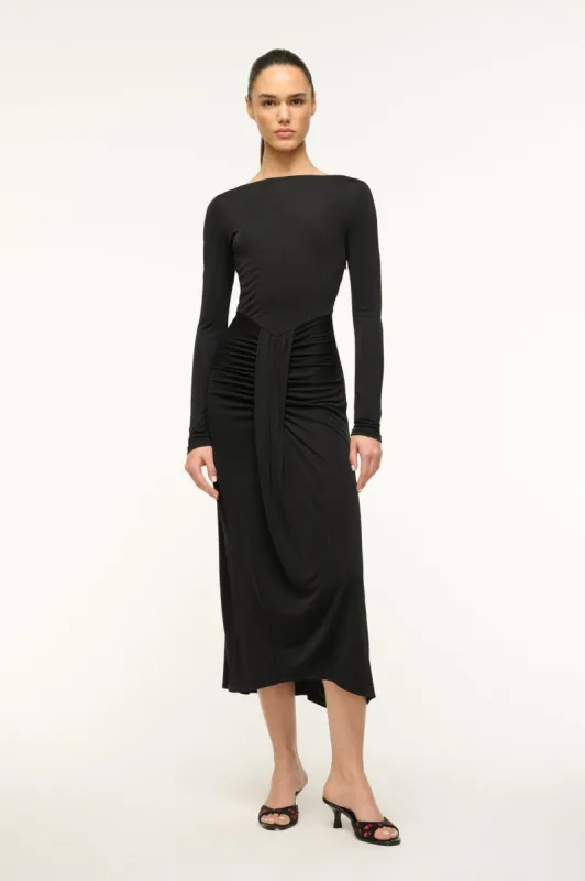 GRES DRESS | BLACK sold by STAUD