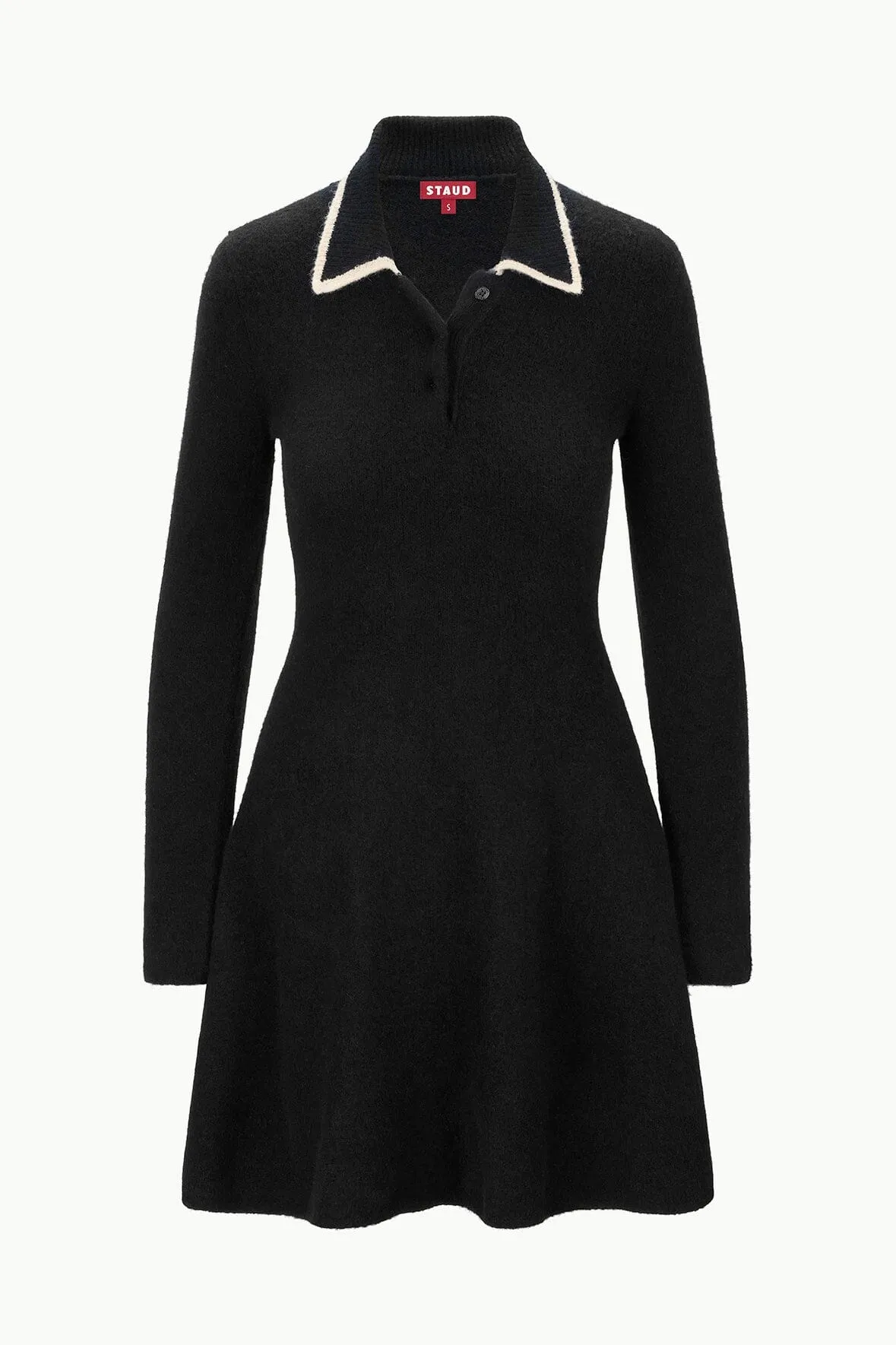 DUJOUR DRESS | BLACK IVORY sold by STAUD product image thumbnail 5