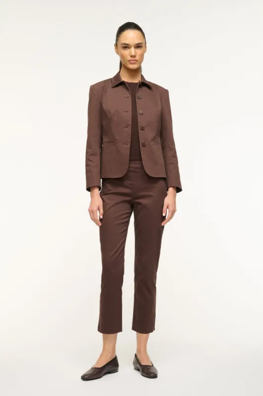 ROBERT JACKET | DARK CHOCOLATE sold by STAUD