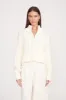 CROPPED HAMPTON SWEATER | IVORY sold by STAUD