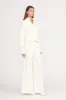 CROPPED HAMPTON SWEATER | IVORY sold by STAUD