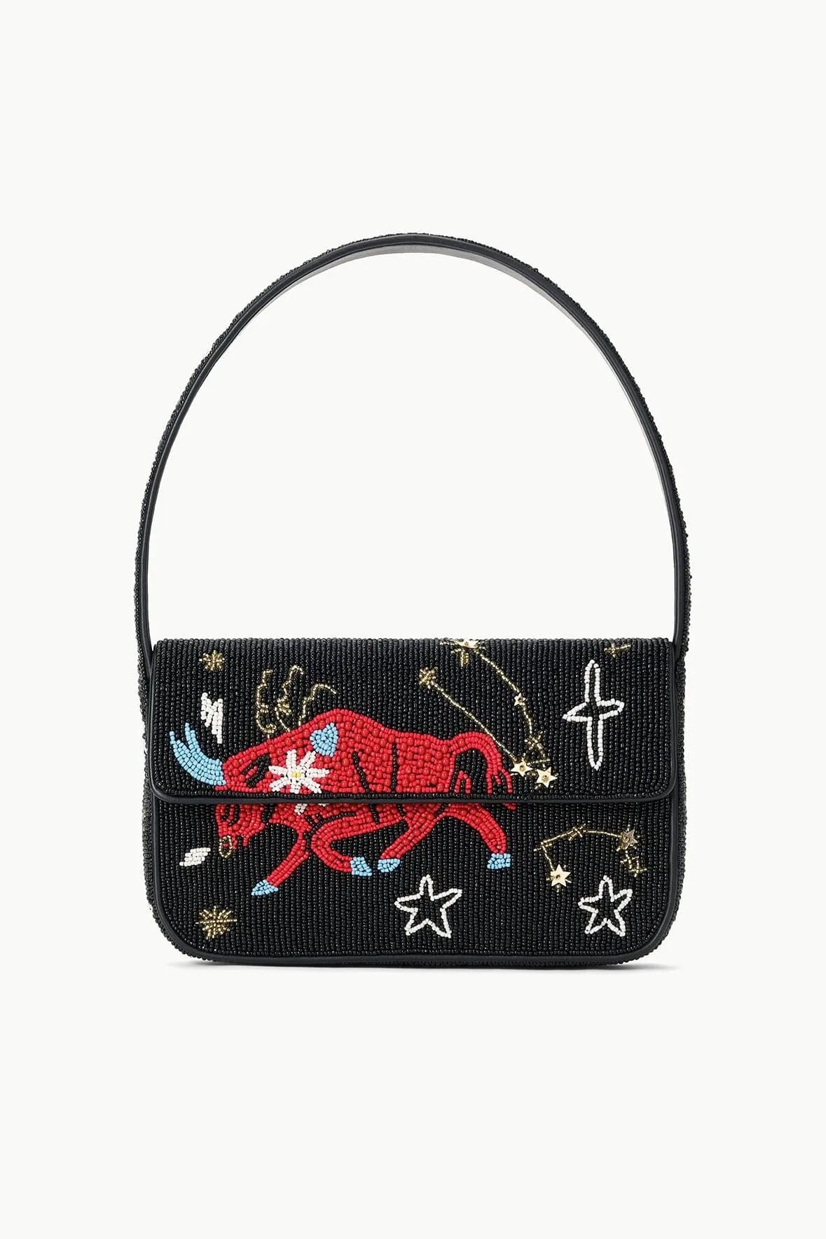 TOMMY ZODIAC BEADED BAG | TAURUS sold by STAUD