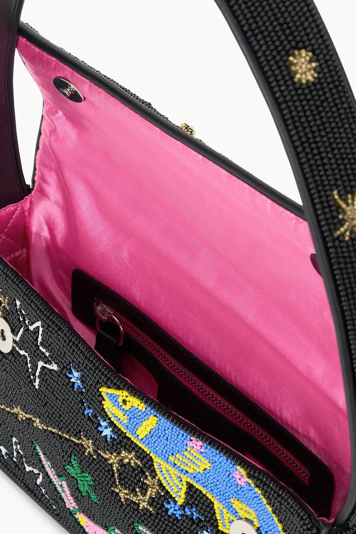 TOMMY ZODIAC BEADED BAG | PISCES sold by STAUD product image thumbnail 5