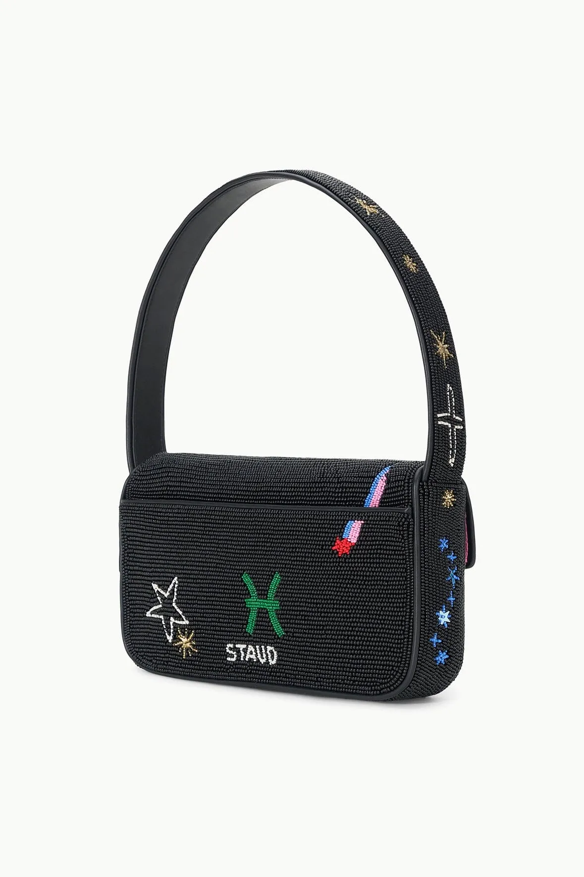 TOMMY ZODIAC BEADED BAG | PISCES sold by STAUD product image thumbnail 3