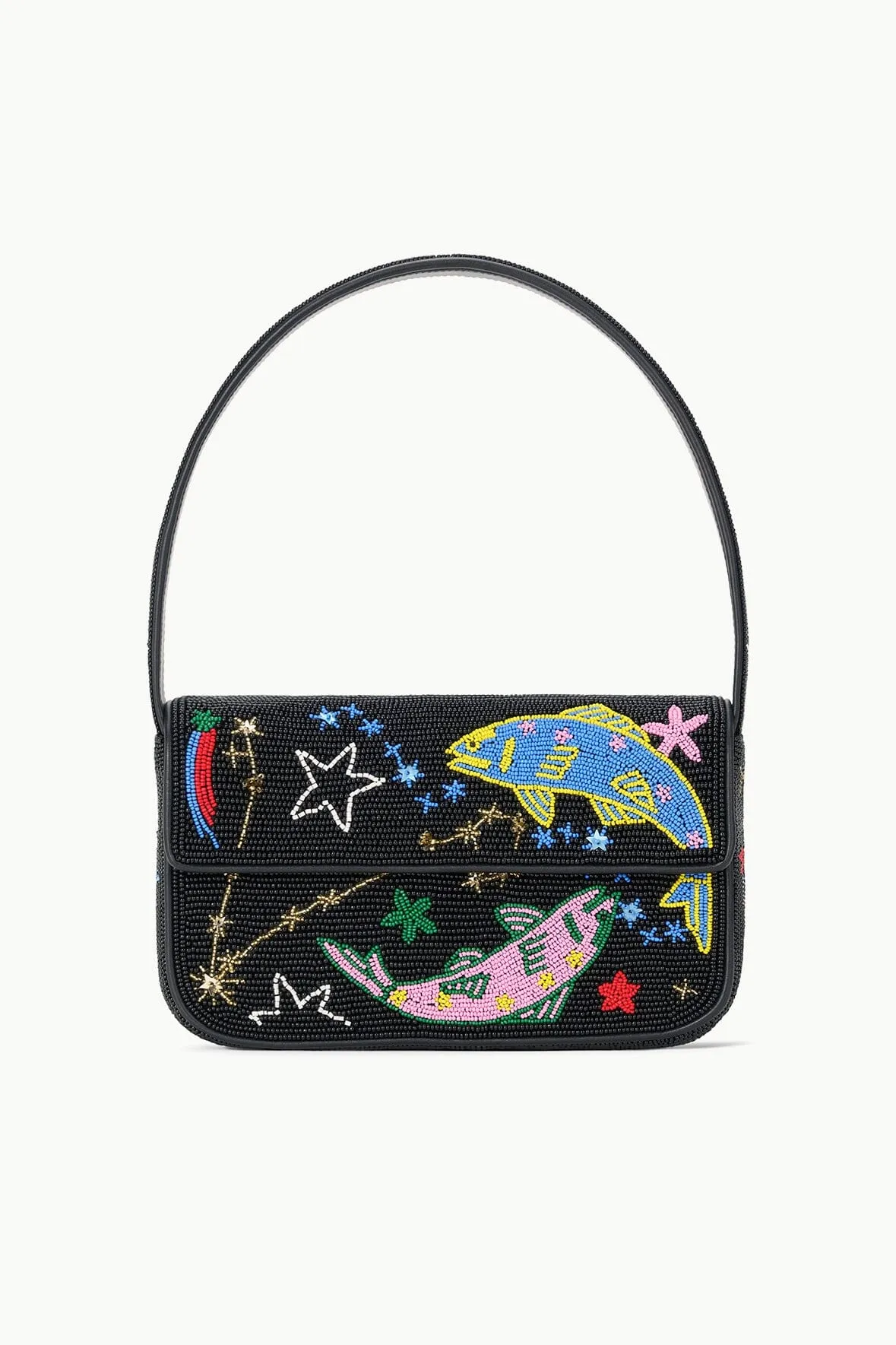TOMMY ZODIAC BEADED BAG | PISCES sold by STAUD