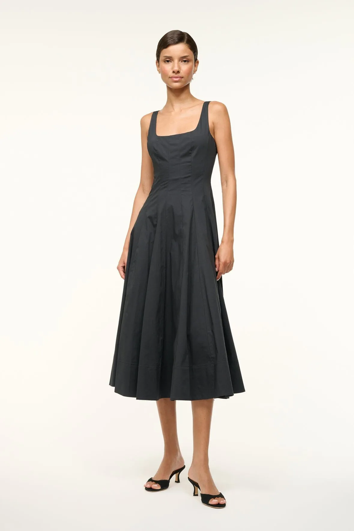 WELLS DRESS | BLACK sold by STAUD