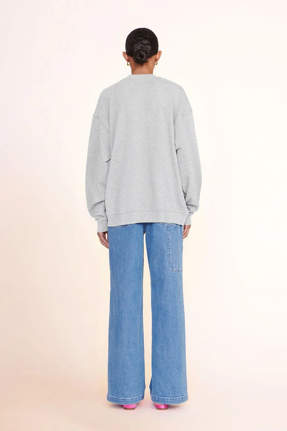 CUSTOM STAUD x C.BONZ OVERSIZED SWEATSHIRT | GREY sold by STAUD product image thumbnail 2