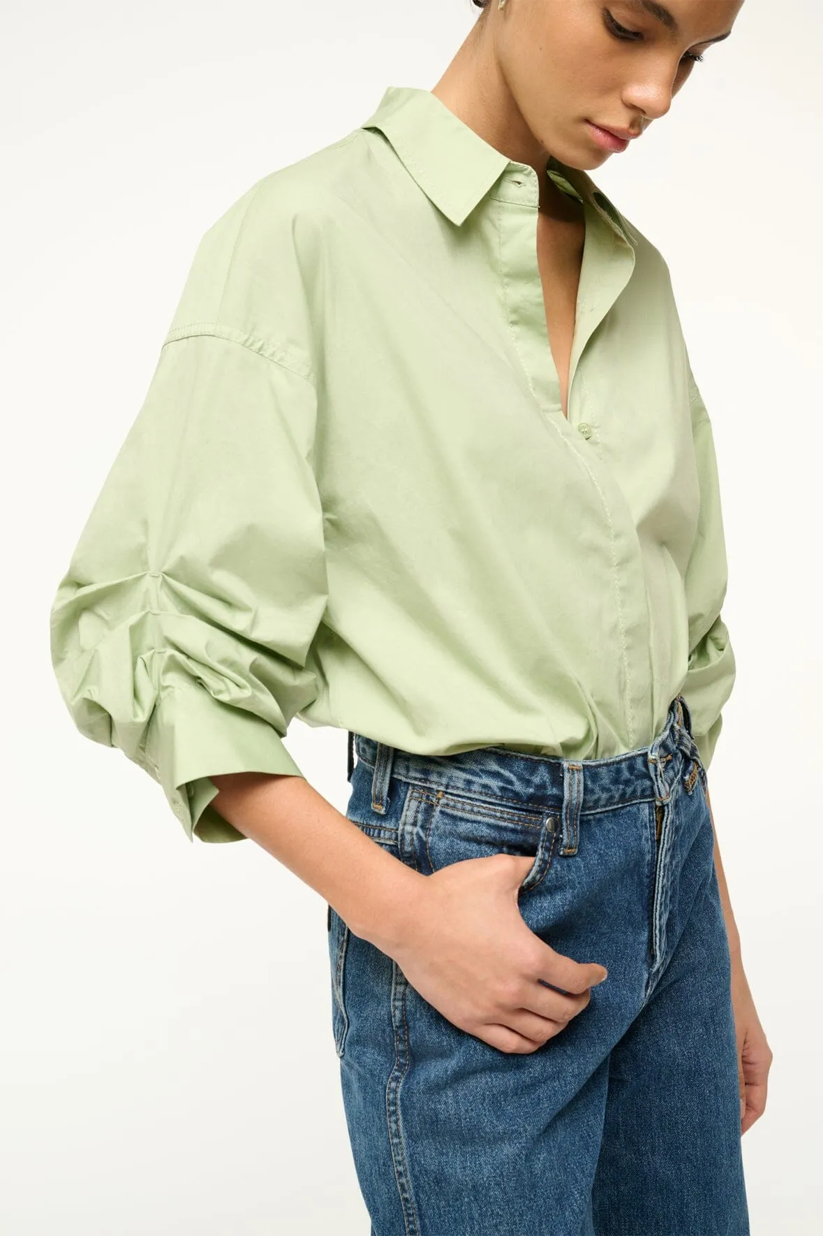 TRAVERSE BODYSUIT | PALE JADE sold by STAUD product image thumbnail 5