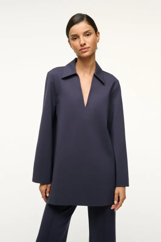 SUZY TUNIC | NAVY sold by STAUD