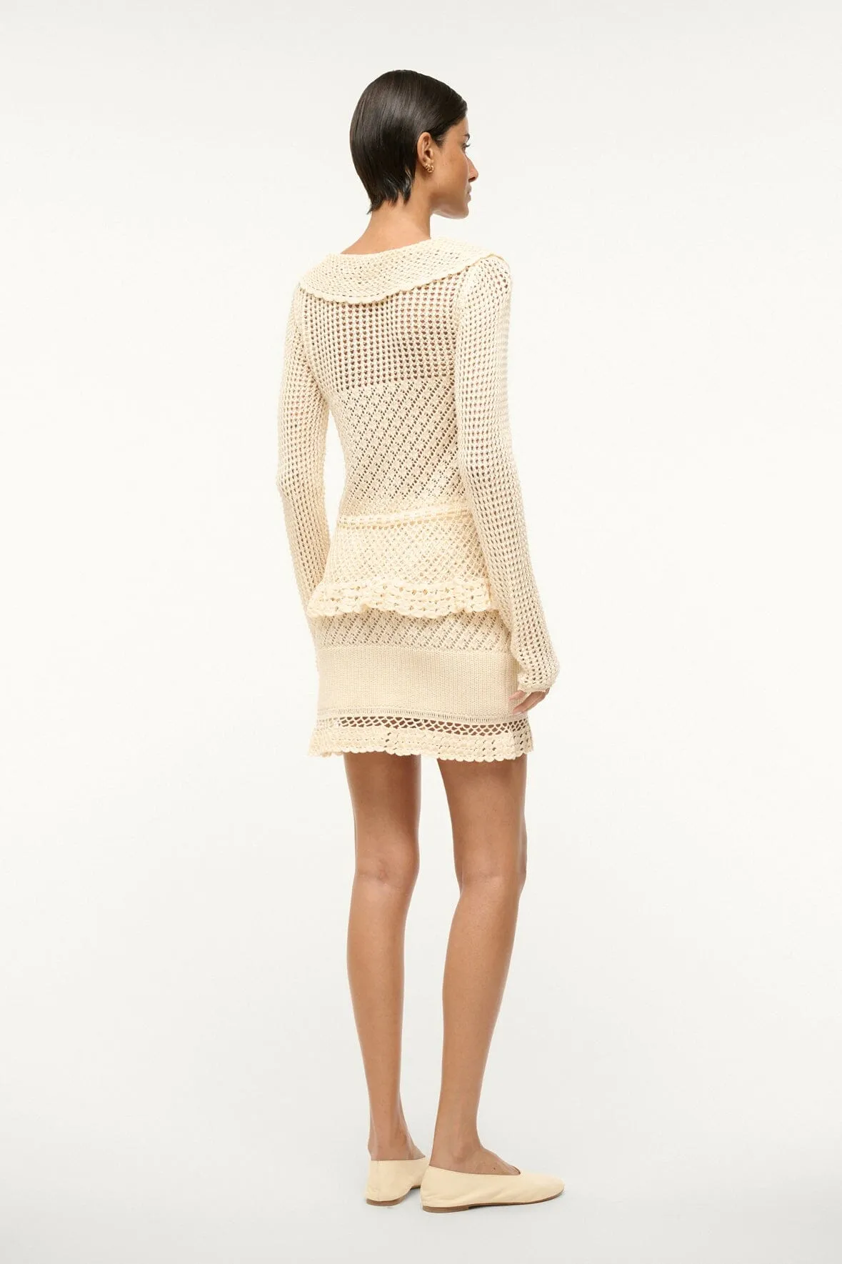 VIENNA SWEATER | ECRU sold by STAUD product image thumbnail 3