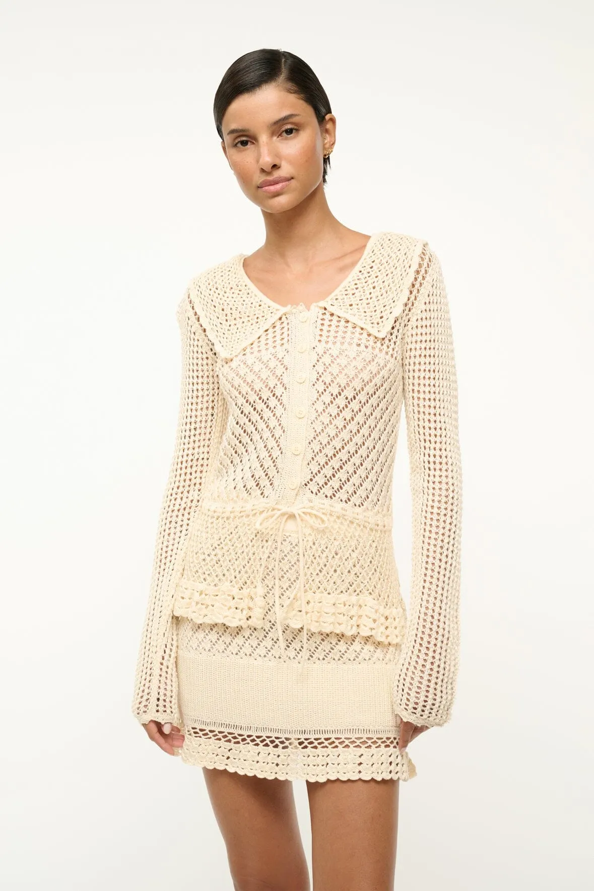 VIENNA SWEATER | ECRU sold by STAUD