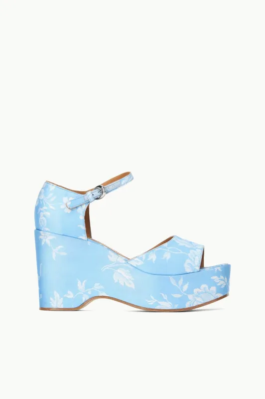 STELLA PLATFORM SANDAL | BLUE ROSE sold by STAUD