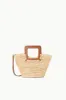 SHIRLEY RAFFIA MINI BUCKET | NATURAL TAN sold by STAUD