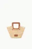 SHIRLEY RAFFIA MINI BUCKET | NATURAL TAN sold by STAUD