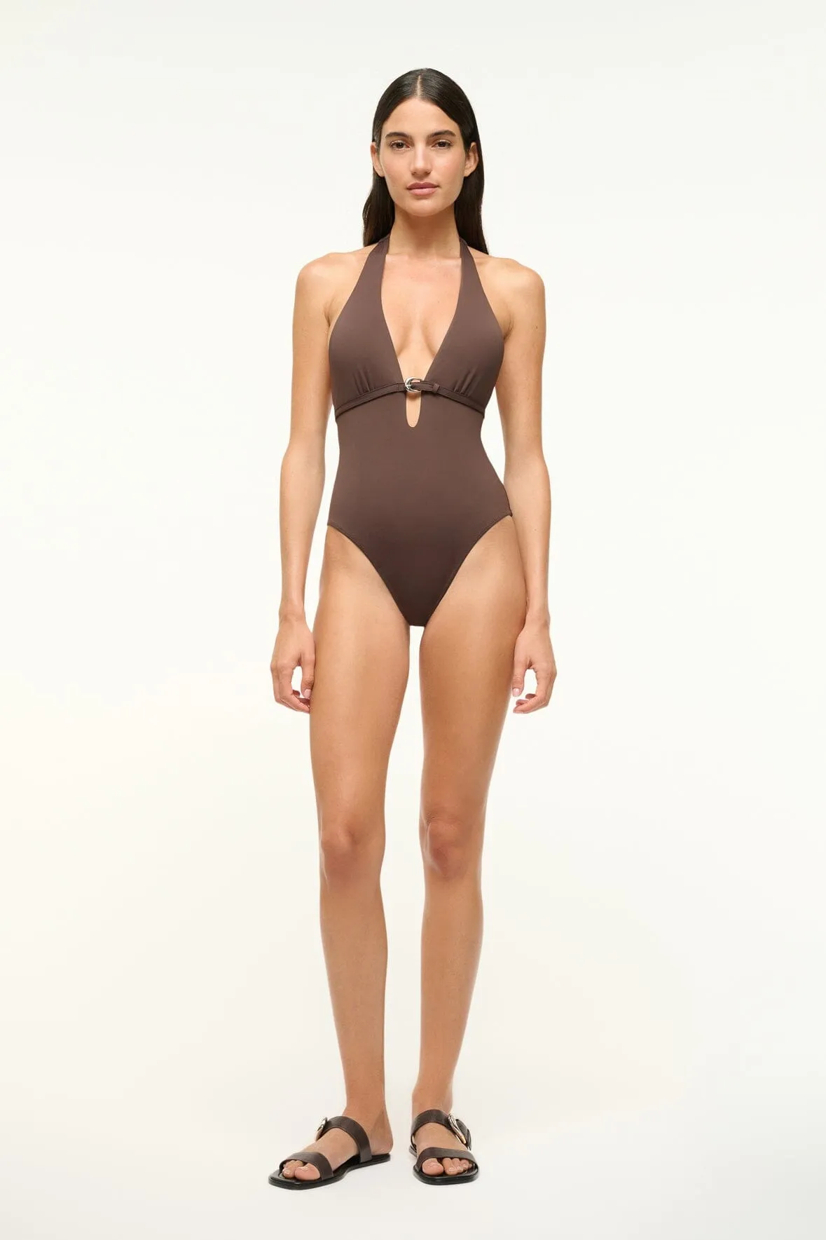 LA JOLLA ONE PIECE | DARK CHOCOLATE sold by STAUD