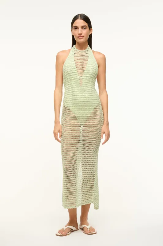 JANE DRESS | PALE JADE sold by STAUD