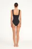 ADELAIDE ONE PIECE | BLACK sold by STAUD