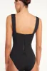 ADELAIDE ONE PIECE | BLACK sold by STAUD