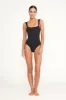 ADELAIDE ONE PIECE | BLACK sold by STAUD